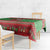 Guyana Christmas Tablecloth Santa With Macaw Parrot Merry Xmas - Wonder Print Shop