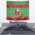 Guyana Christmas Tapestry Santa With Macaw Parrot Merry Xmas - Wonder Print Shop