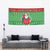 Guyana Christmas Tapestry Santa With Macaw Parrot Merry Xmas - Wonder Print Shop