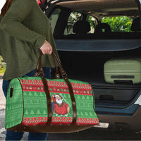 Guyana Christmas Travel Bag Santa With Macaw Parrot Merry Xmas - Wonder Print Shop