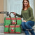 Guyana Christmas Travel Bag Santa With Macaw Parrot Merry Xmas - Wonder Print Shop