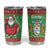 Guyana Christmas Tumbler Cup Santa With Macaw Parrot Merry Xmas - Wonder Print Shop