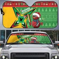 Guyana Cricket Christmas Auto Sun Shade Amazon Warriors Merry Xmas - Wonder Print Shop