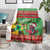Guyana Cricket Christmas Blanket Amazon Warriors Merry Xmas - Wonder Print Shop