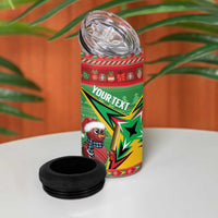Personalized Guyana Cricket Christmas 4 in 1 Can Cooler Tumbler Amazon Warriors Merry Xmas - Wonder Print Shop
