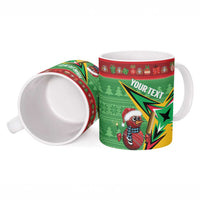Personalized Guyana Cricket Christmas Ceramic Mug Amazon Warriors Merry Xmas - Wonder Print Shop