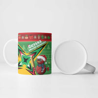 Personalized Guyana Cricket Christmas Ceramic Mug Amazon Warriors Merry Xmas - Wonder Print Shop