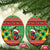 Personalized Guyana Cricket Christmas Ceramic Ornament Amazon Warriors Merry Xmas - Wonder Print Shop