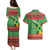 Personalized Guyana Cricket Christmas Couples Matching Puletasi and Hawaiian Shirt Amazon Warriors Merry Xmas - Wonder Print Shop