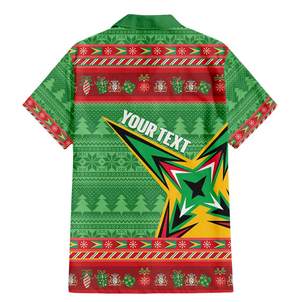 Personalized Guyana Cricket Christmas Family Matching Mermaid Dress and Hawaiian Shirt Amazon Warriors Merry Xmas - Wonder Print Shop