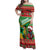 Personalized Guyana Cricket Christmas Family Matching Off Shoulder Maxi Dress and Hawaiian Shirt Amazon Warriors Merry Xmas - Wonder Print Shop