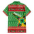 Personalized Guyana Cricket Christmas Family Matching Off Shoulder Short Dress and Hawaiian Shirt Amazon Warriors Merry Xmas - Wonder Print Shop