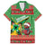 Personalized Guyana Cricket Christmas Family Matching Short Sleeve Bodycon Dress and Hawaiian Shirt Amazon Warriors Merry Xmas - Wonder Print Shop