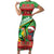 Personalized Guyana Cricket Christmas Family Matching Short Sleeve Bodycon Dress and Hawaiian Shirt Amazon Warriors Merry Xmas - Wonder Print Shop