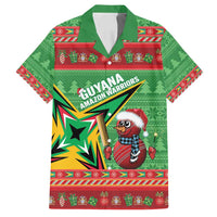 Personalized Guyana Cricket Christmas Family Matching Tank Maxi Dress and Hawaiian Shirt Amazon Warriors Merry Xmas - Wonder Print Shop