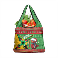 Guyana Cricket Christmas Grocery Bag Amazon Warriors Merry Xmas - Wonder Print Shop