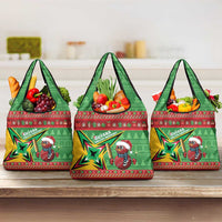 Guyana Cricket Christmas Grocery Bag Amazon Warriors Merry Xmas - Wonder Print Shop