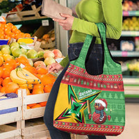 Guyana Cricket Christmas Grocery Bag Amazon Warriors Merry Xmas - Wonder Print Shop