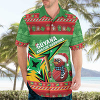 Personalized Guyana Cricket Christmas Hawaiian Shirt Amazon Warriors Merry Xmas - Wonder Print Shop