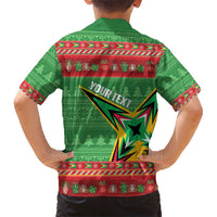 Personalized Guyana Cricket Christmas Hawaiian Shirt Amazon Warriors Merry Xmas - Wonder Print Shop