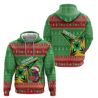 Personalized Guyana Cricket Christmas Hoodie Amazon Warriors Merry Xmas - Wonder Print Shop