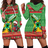 Personalized Guyana Cricket Christmas Hoodie Dress Amazon Warriors Merry Xmas - Wonder Print Shop