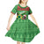 Personalized Guyana Cricket Christmas Kid Short Sleeve Dress Amazon Warriors Merry Xmas - Wonder Print Shop