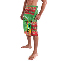 Personalized Guyana Cricket Christmas Lavalava Amazon Warriors Merry Xmas - Wonder Print Shop