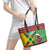 Guyana Cricket Christmas Leather Tote Bag Amazon Warriors Merry Xmas - Wonder Print Shop