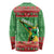 Personalized Guyana Cricket Christmas Long Sleeve Shirt Amazon Warriors Merry Xmas - Wonder Print Shop