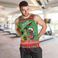 Personalized Guyana Cricket Christmas Men Tank Top Amazon Warriors Merry Xmas - Wonder Print Shop