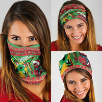 Guyana Cricket Christmas Neck Gaiter Amazon Warriors Merry Xmas - Wonder Print Shop