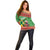 Personalized Guyana Cricket Christmas Off Shoulder Sweater Amazon Warriors Merry Xmas - Wonder Print Shop