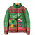 Personalized Guyana Cricket Christmas Padded Jacket Amazon Warriors Merry Xmas - Wonder Print Shop