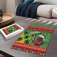 Guyana Cricket Christmas Puzzle Amazon Warriors Merry Xmas - Wonder Print Shop