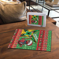 Guyana Cricket Christmas Puzzle Amazon Warriors Merry Xmas - Wonder Print Shop