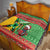 Guyana Cricket Christmas Quilt Amazon Warriors Merry Xmas - Wonder Print Shop