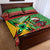 Guyana Cricket Christmas Quilt Bed Set Amazon Warriors Merry Xmas - Wonder Print Shop