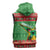 Personalized Guyana Cricket Christmas Sleeveless Zip Hoodie Amazon Warriors Merry Xmas - Wonder Print Shop