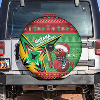 Guyana Cricket Christmas Spare Tire Cover Amazon Warriors Merry Xmas - Wonder Print Shop