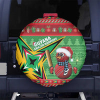Guyana Cricket Christmas Spare Tire Cover Amazon Warriors Merry Xmas - Wonder Print Shop