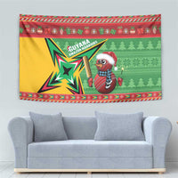 Guyana Cricket Christmas Tapestry Amazon Warriors Merry Xmas - Wonder Print Shop