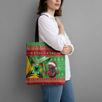 Guyana Cricket Christmas Tote Bag Amazon Warriors Merry Xmas - Wonder Print Shop