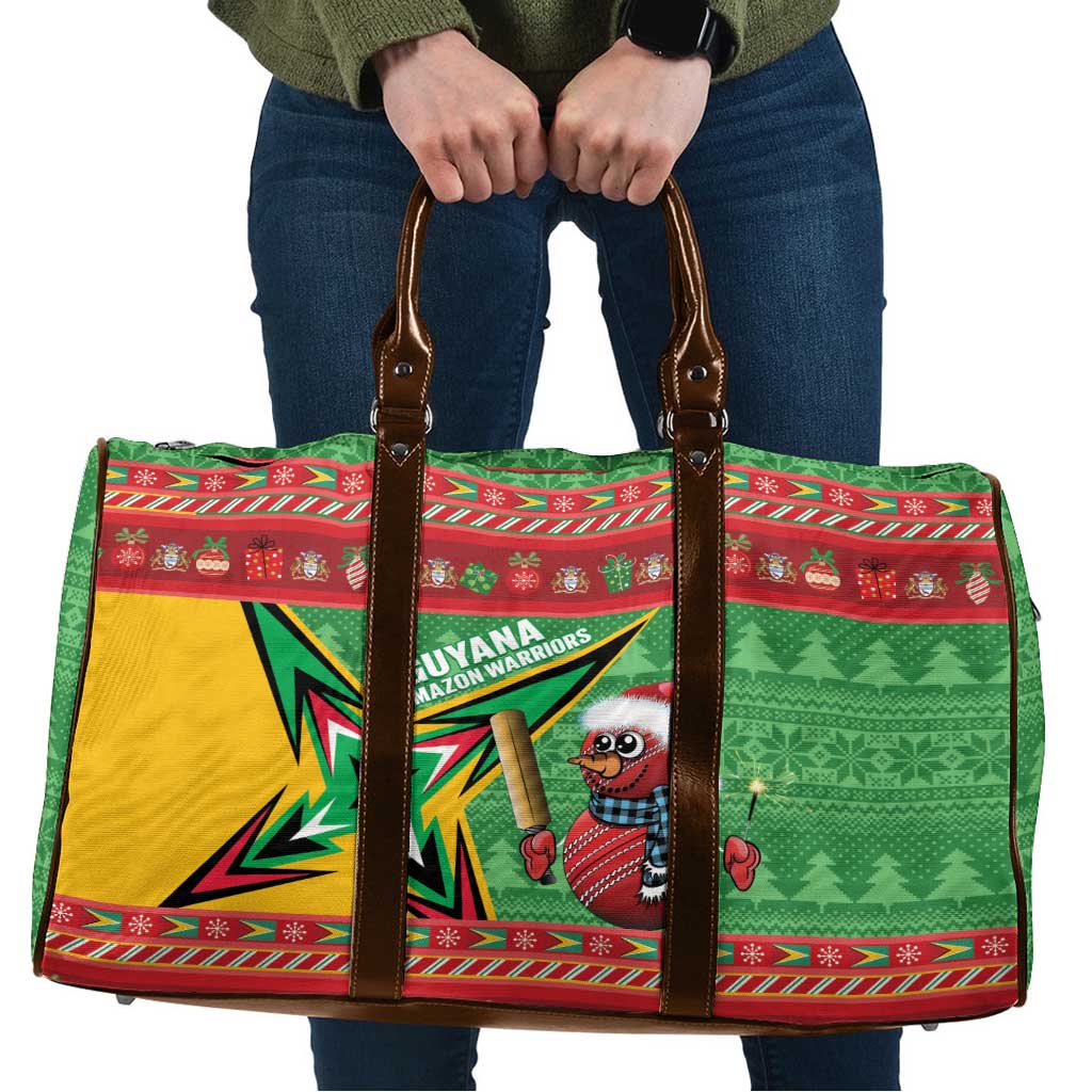 Guyana Cricket Christmas Travel Bag Amazon Warriors Merry Xmas - Wonder Print Shop