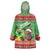 Personalized Guyana Cricket Christmas Wearable Blanket Hoodie Amazon Warriors Merry Xmas - Wonder Print Shop