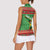 Personalized Guyana Cricket Christmas Women Sleeveless Polo Shirt Amazon Warriors Merry Xmas - Wonder Print Shop