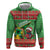Personalized Guyana Cricket Christmas Zip Hoodie Amazon Warriors Merry Xmas - Wonder Print Shop