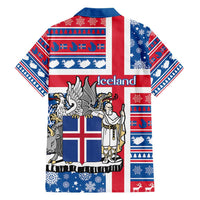 Iceland Christmas Hawaiian Shirt Gyrfalcon Santa Merry Xmas - Wonder Print Shop