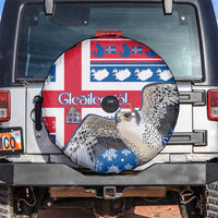 Iceland Christmas Spare Tire Cover Gyrfalcon Santa Merry Xmas - Wonder Print Shop