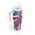 Iceland Christmas Tumbler With Handle Gyrfalcon Santa Merry Xmas - Wonder Print Shop
